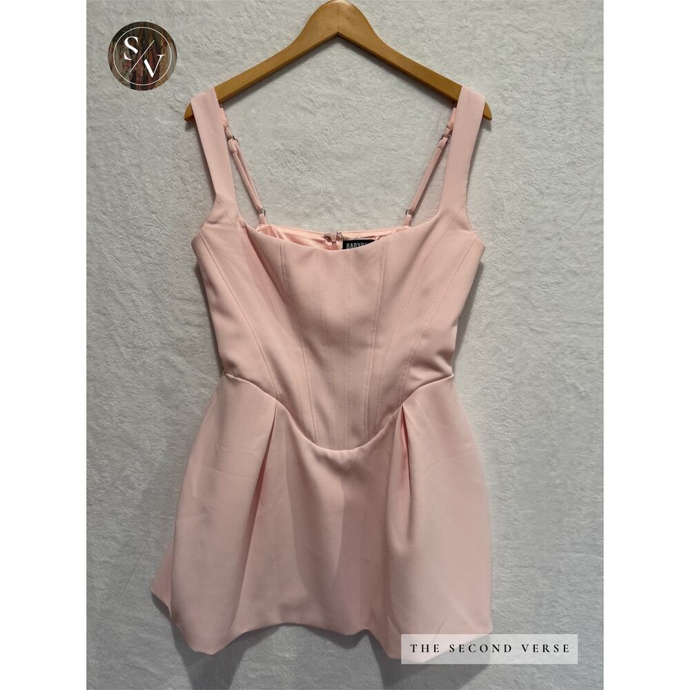 Baby Boo Pink Corset Bubble Mini Dress Fairycore Balletcore Size XL - Picture 2 of 13